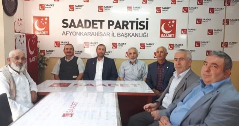 Saadetpartisi Haftalik Basin Toplantisi Düzenlendi