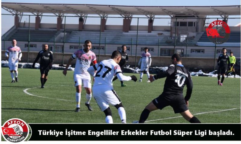 Türkiye Isitme Engelliler Erkekler Futbol Süper Ligi basladi.