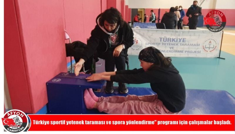 Türkiye sportif yetenek taramasi ve spora yönlendirme