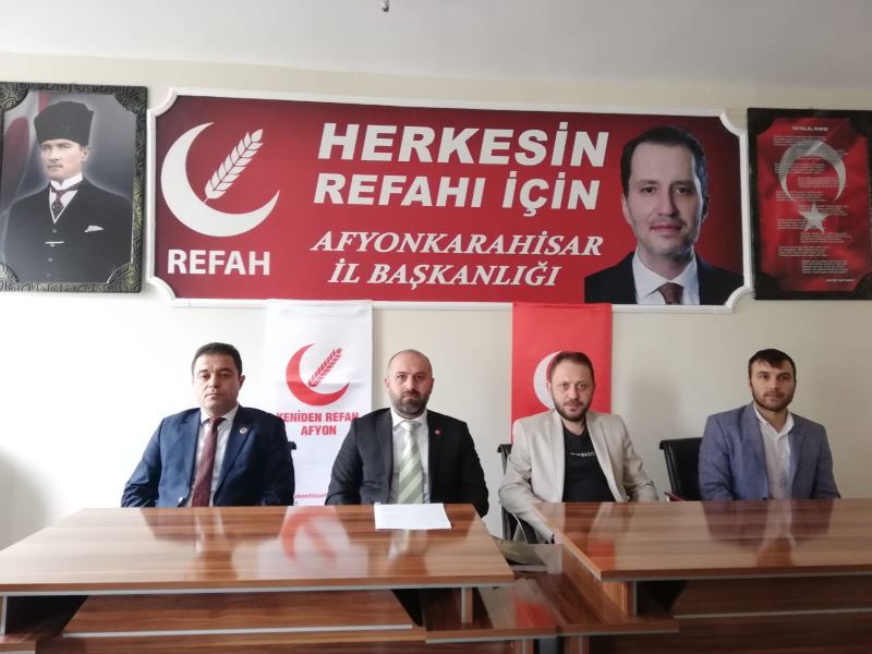 Yeniden Refah Partisi Haftalik Basin Toplantisi Düzenledi